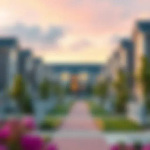 A glimpse of an affordable housing community designed for families Affordable housing community