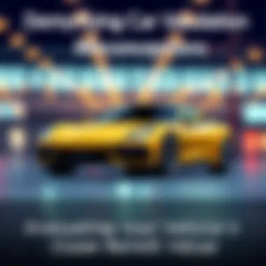 Demystifying Car Valuation Misconceptions A conceptual graphic explaining common misconceptions in car valuation.