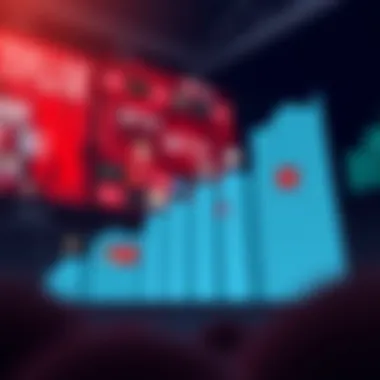 Graph showcasing the rise of streaming services