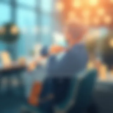 Graph depicting average credit limits over time