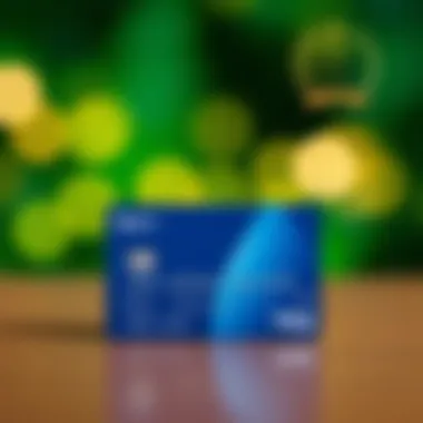 Design of the Blue Business Plus Card Visual representation of the Blue Business Plus Card showcasing its sleek design.