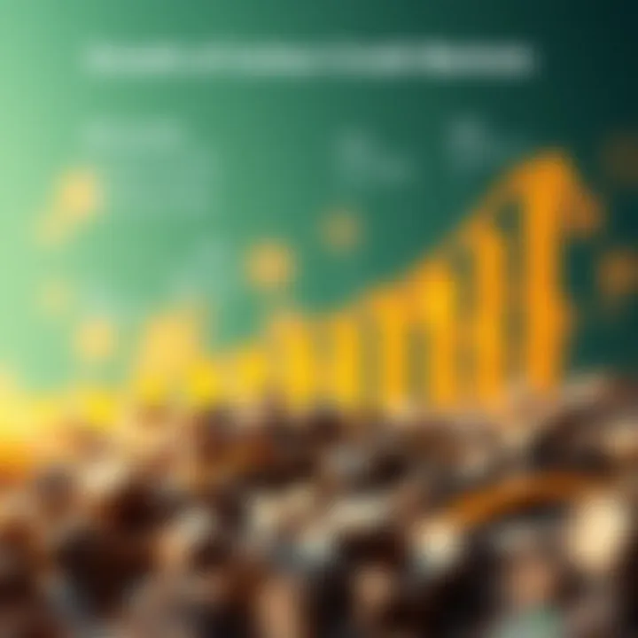 Infographic showcasing the growth of carbon credit markets