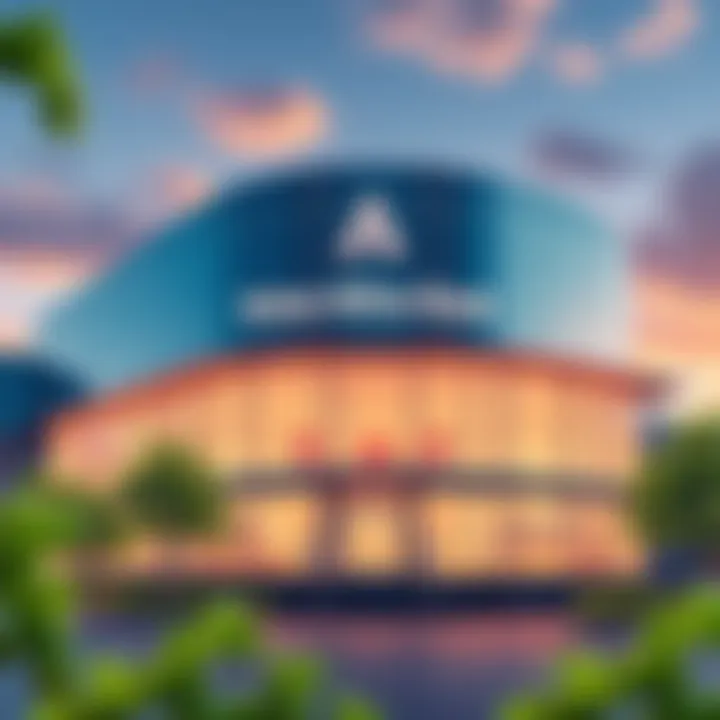 Prime Alliance Bank exterior view showcasing modern architecture