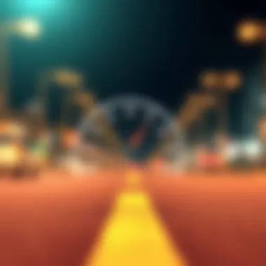 Visualizing Transaction Speed and Efficiency Visual representation of transaction speed and efficiency