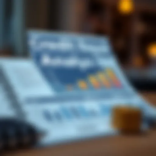 Visual representation of credit repair analysis