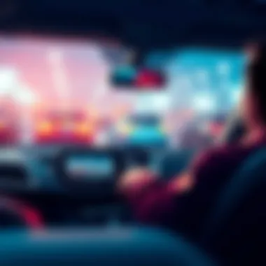 Researching Car Models Person researching car models online