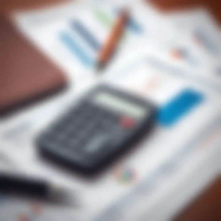 Financial Planning for Success A calculator and financial documents representing budgeting and pricing strategies