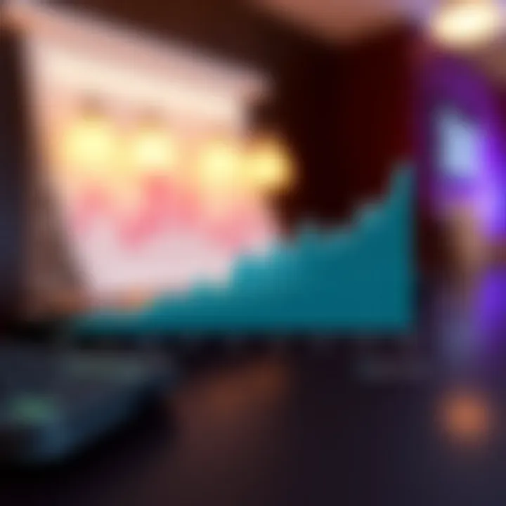 Graph showing fluctuating student loan interest rates over time