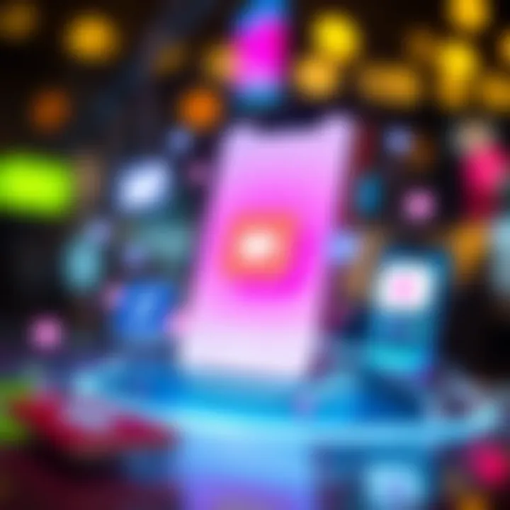 Visual representation of brand visibility through social media