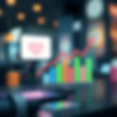 Engagement metrics on various social media platforms