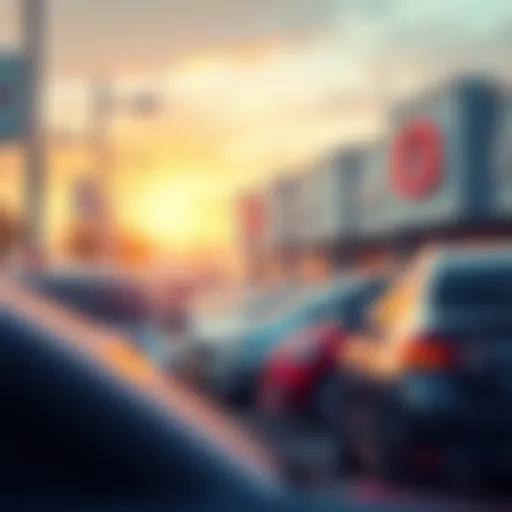 Car dealership showcasing affordable financing options