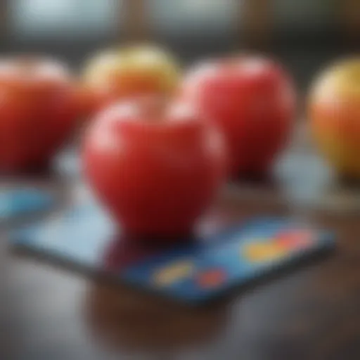 An Apple Card displayed alongside various vendor logos symbolizing partnerships.