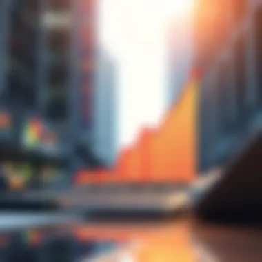 Graph analyzing predictive analytics impact on financial outcomes