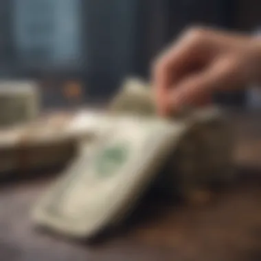 A visual representation of the potential risks associated with cash advantage loans.