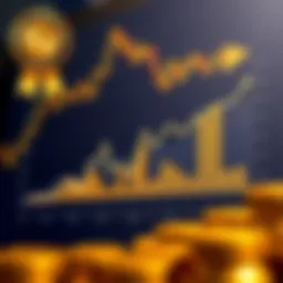 Graph illustrating the historical performance of gold ETFs