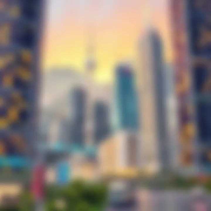 Regulatory buildings representing financial governance