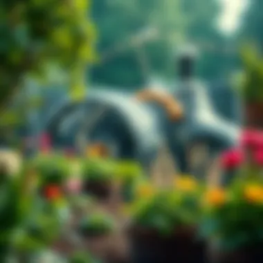 A well-maintained garden with potential for profit