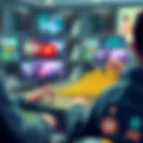 Visual representation of income opportunities through digital content