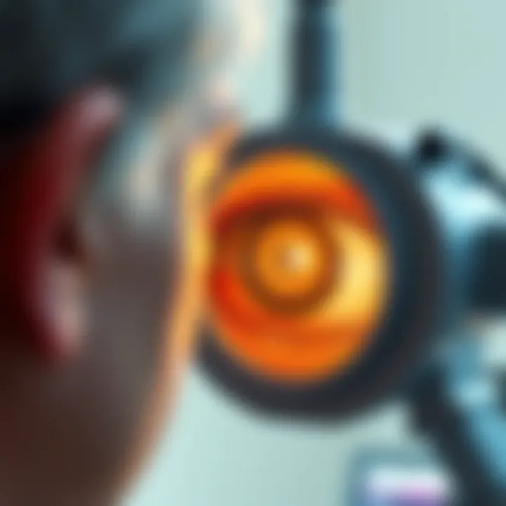 An eye examination showcasing vision services in Medicare