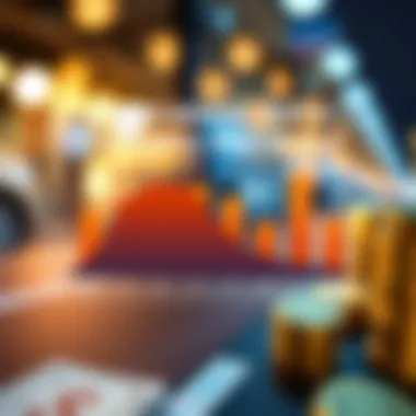 A visually engaging chart displaying the correlation between credit scores and loan interest rates.