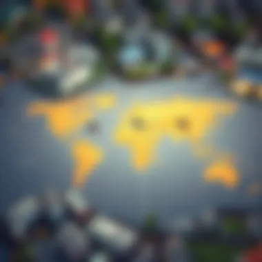 Geographical Influences on Real Estate Map highlighting geographical influences on real estate