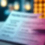 Visual representation of payday loan terms and interest rates