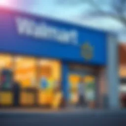 Walmart storefront showcasing services