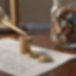 Visual representation of personalized financial advice