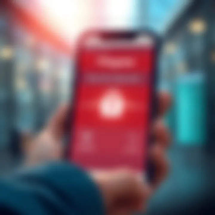 Security Measures in the Flagstar Mobile App Security features of the Flagstar mobile app highlighted on a digital device