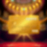 Gold Visa Card design showcasing elegance and sophistication