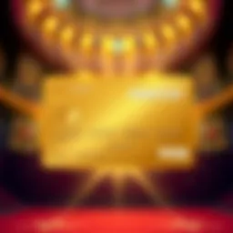 Gold Visa Card design showcasing elegance and sophistication