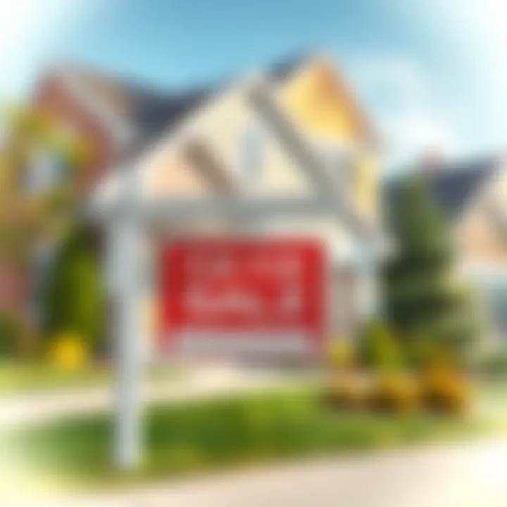A close-up of a home with a 'For Sale' sign, representing the housing market