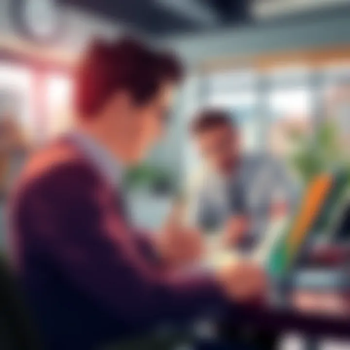 Graphic depicting a professional appraisal session