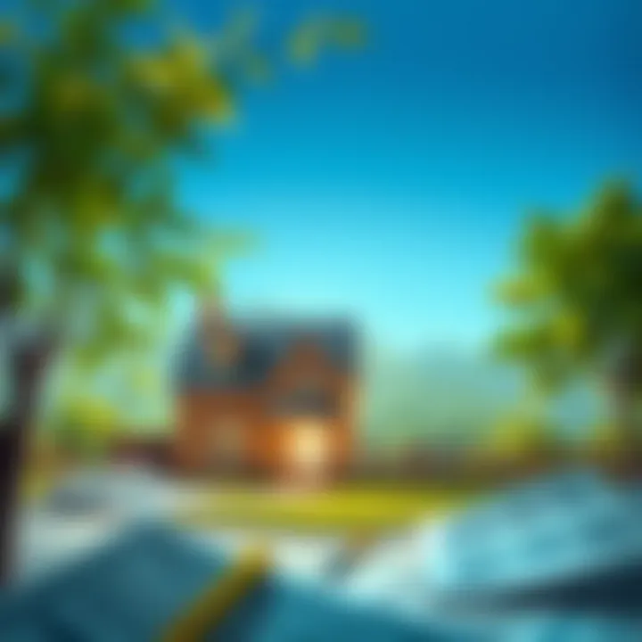 Detailed illustration of public records and their importance in real estate transactions