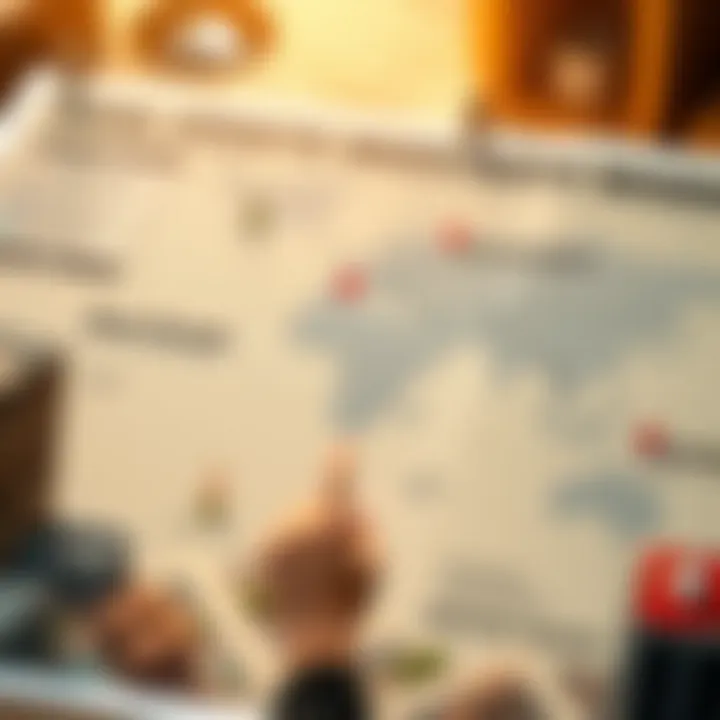 A map highlighting emerging markets for real estate investment opportunities