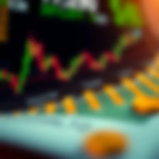 Visual representation of dividend yield analysis