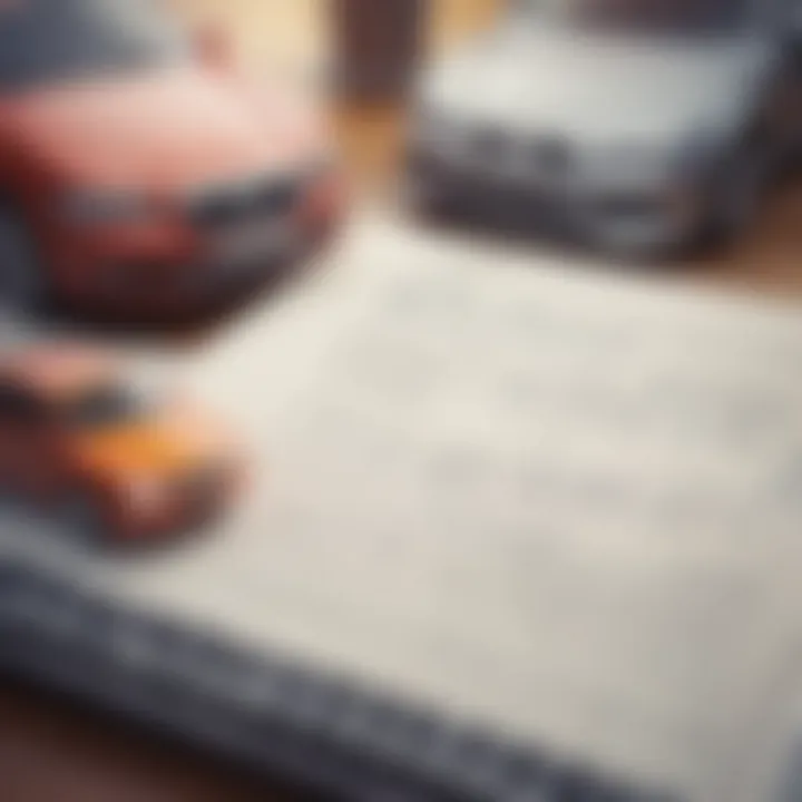 A notebook with tips and notes on car leasing strategies, highlighting practical advice.