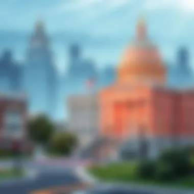 Visual analysis of legislative impacts on uninsured insurance