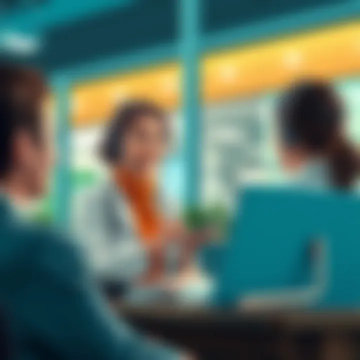 Customer service interaction scenario