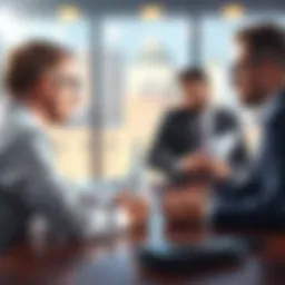 Strategic negotiation session