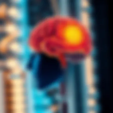 Visual metaphor for investment psychology