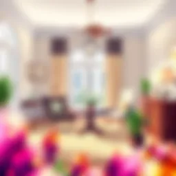 An elegant home office setting for real estate discussions