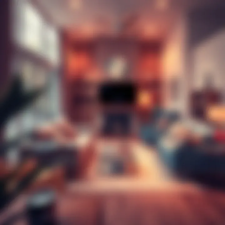 A cozy living room showcasing a sense of belonging