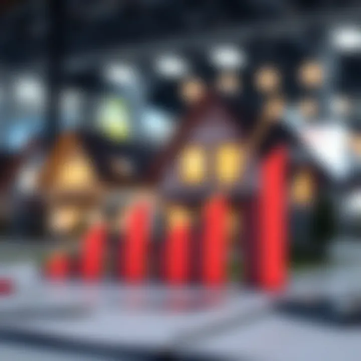 Graph depicting market trends in home loans