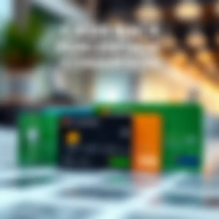 A visual comparison of cash back percentages offered by different cards