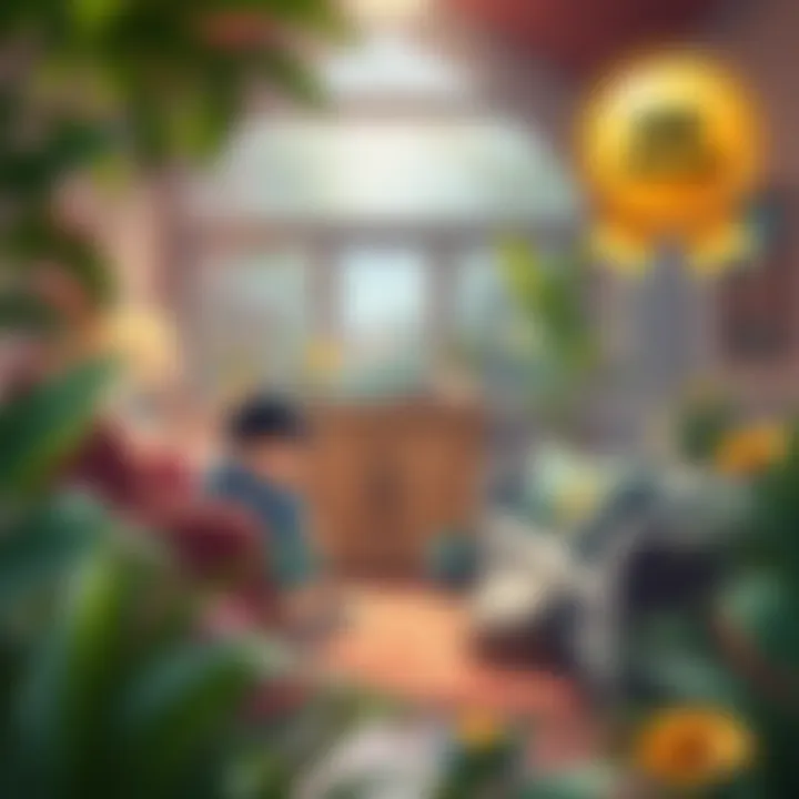 A serene home environment representing emotional well-being