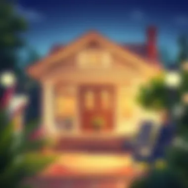 A well-designed open house setup