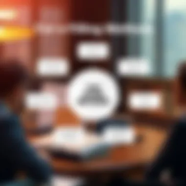 Diagram illustrating various tax filing methods