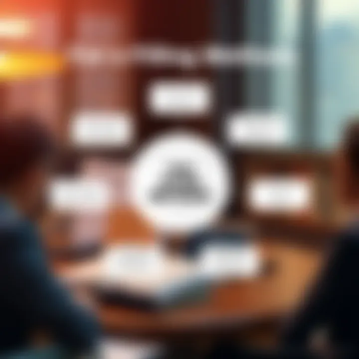 Diagram illustrating various tax filing methods