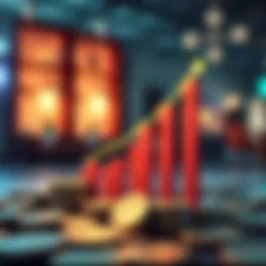 A graphical representation of retirement savings growth